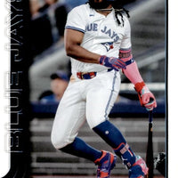 Toronto Blue Jays 2025 Topps Complete Mint Hand Collated 25 Card Team Set Featuring George Springer, Vladimir Guerrero Jr and Bo Bichette with 8 ROOKIE Cards including Luis De Los Santos, Orelvis Martinez and Jake Bloss Plus