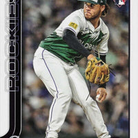 Colorado Rockies 2024 Topps Complete Mint Hand Collated 29 Card Team Set featuring 9 Rookie Cards Greg Jones, Bradley Blalock, Adael Amador, Aaron Schunk, Drew Romo, Angel Chivilli, Luis Peralta, Jaden Hill and Seth Halvorsen Plus