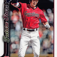 Cleveland Guardians 2025 Topps Complete Mint 25 Card Hand Collated Team Set Featuring Gavin Williams Future Stars and José Ramírez with 6 Rookie Cards including Connor Gillispie and Andrew Walters Plus