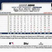 New York Yankees 2025 Topps Complete Mint 26 Card Team Set Featuring Aaron Judge on 3 Different Cards with Will Warren, Carlos Narvaez, Ben Rice and Duke Ellis Rookie Cards Plus