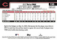 Cincinnati Reds 2025 Topps Complete Mint 29 Card Team Set Featuring Elly De La Cruz and Noelvi Marte Future Stars Cards with 5 Rookie Cards including Rhett Lowder, Rece Hinds and Blake Dunn Plus
