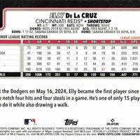 Cincinnati Reds 2025 Topps Complete Mint 29 Card Team Set Featuring Elly De La Cruz and Noelvi Marte Future Stars Cards with 5 Rookie Cards including Rhett Lowder, Rece Hinds and Blake Dunn Plus