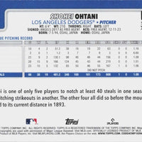 Los Angeles Dodgers 2025 Topps Complete Mint 33 Card Team Set Featuring 2 Different Shohei Ohtani Cards, Freddie Freeman, Mookie Betts and Tyler Glasnow with 7 Rookie Cards including River Ryan and Roki Sasaki Plus