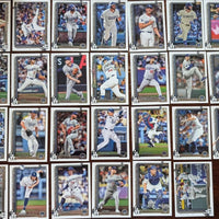 Los Angeles Dodgers 2025 Topps Complete Mint 33 Card Team Set Featuring 2 Different Shohei Ohtani Cards, Freddie Freeman, Mookie Betts and Tyler Glasnow with 7 Rookie Cards including River Ryan and Roki Sasaki Plus