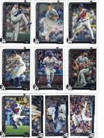 Los Angeles Dodgers 2025 Topps Complete Mint 33 Card Team Set Featuring 2 Different Shohei Ohtani Cards, Freddie Freeman, Mookie Betts and Tyler Glasnow with 7 Rookie Cards including River Ryan and Roki Sasaki Plus
