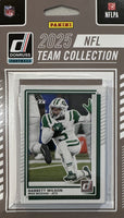 New York Jets 2025 Donruss Factory Sealed 13 Card Team Set Featuring Garrett Wilson and Justin Fields with 3 Rated Rookie Cards Plus
