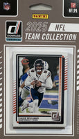 Chicago Bears 2025 Donruss Factory Sealed 12 Card Team Set Featuring Caleb Williams with Rated Rookie Cards of Colston Loveland and Luther Burden III Plus
