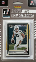 Green Bay Packers 2025 Donruss Factory Sealed Team Set Featuring Jordan Love, James Lofton, Josh Jacobs and Charles Woodson with 2 Rated Rookie Cards Plus
