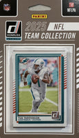 Miami Dolphins 2025 Donruss Factory Sealed 13 Card Team Set Featuring Tua Tagovailoa, Jaylen Waddle and Jalen Ramsey with 3 Rated Rookie Cards Plus
