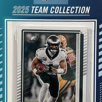 Philadelphia Eagles 2025 Donruss Factory Sealed 11 Card Team Set Featuring Saquon Barkley and Jalen Hurts with 3 Rated Rookie Cards Plus
