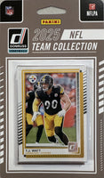 Pittsburgh Steelers 2025 Donruss Factory Sealed 12 Card Team Set Featuring Pat Freiermuth, TJ Watt and Terry Bradshaw with 3 Rated Rated Rookie Cards Plus
