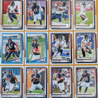 Chicago Bears 2025 Donruss Factory Sealed 12 Card Team Set Featuring Caleb Williams with Rated Rookie Cards of Colston Loveland and Luther Burden III Plus
