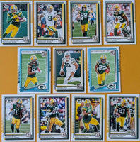 Green Bay Packers 2025 Donruss Factory Sealed Team Set Featuring Jordan Love, James Lofton, Josh Jacobs and Charles Woodson with 2 Rated Rookie Cards Plus
