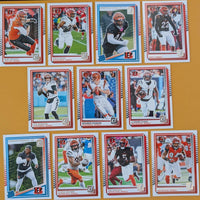 Cincinnati Bengals 2025 Donruss Factory Sealed Team Set Featuring Joe Burrow and Ja'Marr Chase with 2 Rated Rookie Cards Plus
