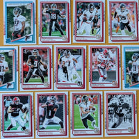 Atlanta Falcons 2025 Donruss Factory Sealed Team Set Featuring Bijan Robinson, Michael Penix Jr and Hall of Famer Deion Sanders with 3 Rated Rookie Cards Plus