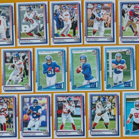 New York Giants 2025 Donruss Factory Sealed Team Set Featuring Rated Rookie Cards of Jaxson Dart, Cam Skattebo and Abdul Carter Plus