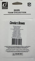 Cleveland Browns 2025 Donruss Factory Sealed 16 Card Team Set Featuring 7 Rated Rookie Cards with Shedeur Sanders, Mason Graham and Carson Schwesinger Plus 4 Others

