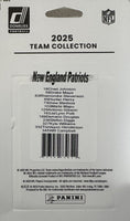 New England Patriots 2025 Donruss Factory Sealed Team Set Featuring Drake Maye and Stefon Diggs with Rated Rookie Cards of Kyle Williams, TreVeyon Henderson and Will Campbell Plus
