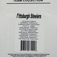 Pittsburgh Steelers 2025 Donruss Factory Sealed 12 Card Team Set Featuring Pat Freiermuth, TJ Watt and Terry Bradshaw with 3 Rated Rated Rookie Cards Plus