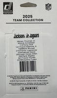 Jacksonville Jaguars 2025 Donruss Factory Sealed 11 Card Team Set Featuring Travis Hunter Rated Rookie Card with Trevor Lawrence and Travis Etienne Plus
