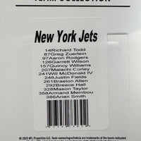 New York Jets 2025 Donruss Factory Sealed 13 Card Team Set Featuring Garrett Wilson and Justin Fields with 3 Rated Rookie Cards Plus