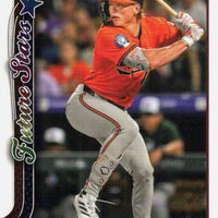 Baltimore Orioles 2025 Topps Complete Mint 24 Card Team Set Featuring Adley Rutschman and Gunnar Henderson with Rookie Cards of Coby Mayo, Cade Povich, Chayce McDermott and Tomoyuki Sugano Plus