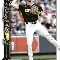 Baltimore Orioles 2025 Topps Complete Mint 24 Card Team Set Featuring Adley Rutschman and Gunnar Henderson with Rookie Cards of Coby Mayo, Cade Povich, Chayce McDermott and Tomoyuki Sugano Plus