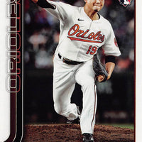 Baltimore Orioles 2025 Topps Complete Mint 24 Card Team Set Featuring Adley Rutschman and Gunnar Henderson with Rookie Cards of Coby Mayo, Cade Povich, Chayce McDermott and Tomoyuki Sugano Plus