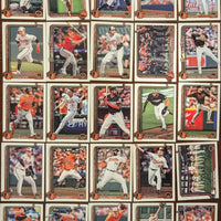Baltimore Orioles 2025 Topps Complete Mint 24 Card Team Set Featuring Adley Rutschman and Gunnar Henderson with Rookie Cards of Coby Mayo, Cade Povich, Chayce McDermott and Tomoyuki Sugano Plus