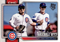 Chicago Cubs 2026 Topps Complete Mint Hand Collated 22 Card Team Set with Rookie Cards of Owen Caissie and Justin Dean Plus
