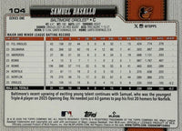 Baltimore Orioles 2026 Topps Complete Mint 25 Card Team Set with Rookie Cards of Samuel Basallo, Jeremiah Jackson and Dylan Beavers Plus

