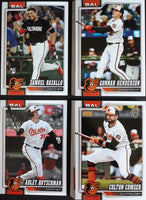 Baltimore Orioles 2026 Topps Complete Mint 25 Card Team Set with Rookie Cards of Samuel Basallo, Jeremiah Jackson and Dylan Beavers Plus
