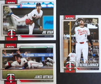 Minnesota Twins 2026 Topps Complete Mint 20 Card Hand Collated Team Set with Rookie Cards of Travis Adams, Pierson Ohl and Cody Laweryson Plus
