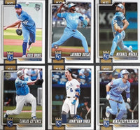 Kansas City Royals 2026 Topps Complete Mint 23 Card Hand Collated Team Set Featuring Bobby Witt Jr and Salvador Perez with Rookie Cards of Luinder Avila, Jac Caglianone and Carter Jensen Plus
