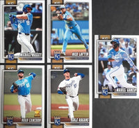 Kansas City Royals 2026 Topps Complete Mint 23 Card Hand Collated Team Set Featuring Bobby Witt Jr and Salvador Perez with Rookie Cards of Luinder Avila, Jac Caglianone and Carter Jensen Plus
