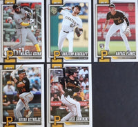 Pittsburgh Pirates 2026 Topps Complete Mint 24 Card Hand Collated Team Set Featuring Paul Skenes and Oneil Cruz with Rookie Cards of Cam Devanney, Bubba Chandler, Hunter Barco, Rafael Flores and Cam Sanders Plus

