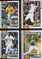 Oakland Athletics 2026 Topps Complete Mint 25 Card Team Set Featuring 6 Rookies and 2 Different Nick Kurtz Cards Plus
