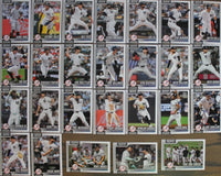 New York Yankees 2026 Topps Complete Mint 26 Card Team Set Featuring Aaron Judge and a Rookie Card of Cam Schlittler
