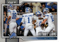 Detroit Lions 2026 Topps Football Complete 15 Card Team Set Featuring Jared Goff, Jahmyr Gibbs and Amon-Ra St. Brown with Derrick Moore, Kendrick Law and Blake Miller Rookie Cards Plus
