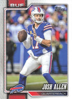 Buffalo Bills 2026 Topps Football Complete 14 Card Team Set Featuring Josh Allen, James Cook, Khalil Shakir and Rookie Cards of David Igbinosun, Skyler Bell and TJ Parker Plus
