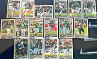 Philadelphia Eagles 2026 Topps Football Complete 16 Card Team Set Featuring Jalen Hurts, Saquon Barkley, DeVonta Smith, Jalen Carter and 4 Rookie Cards Plus
