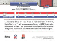 Buffalo Bills 2026 Topps Football Complete 14 Card Team Set Featuring Josh Allen, James Cook, Khalil Shakir and Rookie Cards of David Igbinosun, Skyler Bell and TJ Parker Plus
