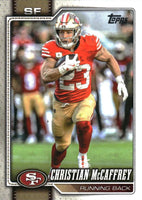 San Francisco 49ers 2026 Topps Football Complete 10 Card Team Set Featuring Brock Purdy, Christian McCaffrey, Mike Evans and George Kittle with Rookie Cards of De’Zhaun Stribling, Romello Height and Kaelon Black Plus
