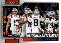 New England Patriots 2026 Topps Football Complete 14 Card Team Set Featuring Drake Maye, Hunter Henry, Christian Gonzalez and and Rookie Cards of Behren Morton, Eli Raridon, Jam Miller Plus
