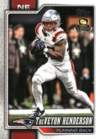 New England Patriots 2026 Topps Football Complete 14 Card Team Set Featuring Drake Maye, Hunter Henry, Christian Gonzalez and and Rookie Cards of Behren Morton, Eli Raridon, Jam Miller Plus
