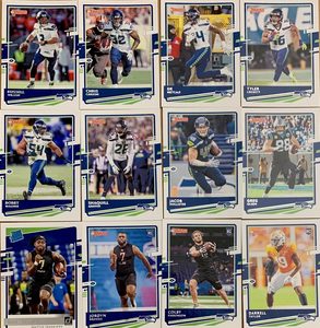 Seattle Seahawks 2020 Donruss Factory Sealed Team Set with Russell Wilson and DK Metcalf Plus 4 Rookies