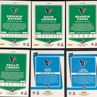 Houston Texans 2021 Donruss Factory Sealed Team Set with Rated Rookie Cards of Davis Mills #273, Nico Collins and Brevin Jordan Plus