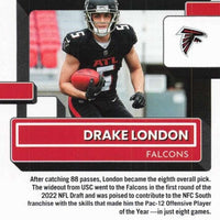 Atlanta Falcons 2022 Donruss Factory Sealed Team Set with a Rated Rookie Card of Drake London, Tyler Allgeier and Desmond Ridder Plus Others