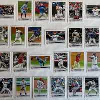 Texas Rangers 2022 Topps Complete Mint Hand Collated 22 Card Team Set Featuring Corey Seagers First Rangers Card, Adolis Garcia Topps All Star Rookie Cup Card and Others 2023 World Series Champions