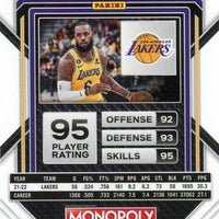 LeBron James 2022 2023 Panini Monopoly Prizm Series Mint Card #40